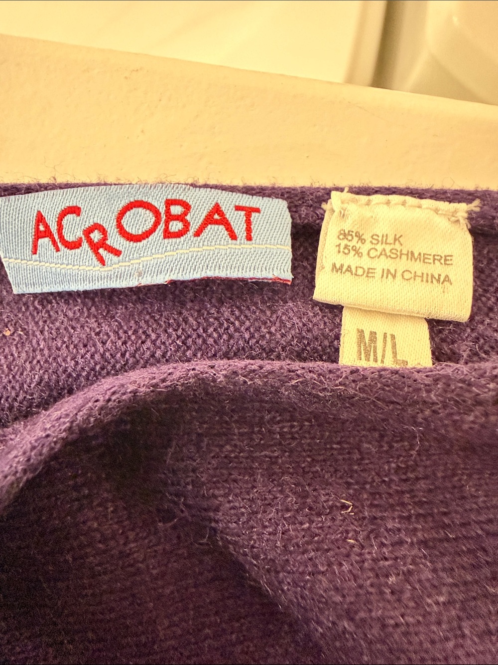 Silk Cashmere blend Oversized Boatneck Sweater - Picture 4 of 4